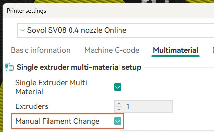 Printer Settings Manual